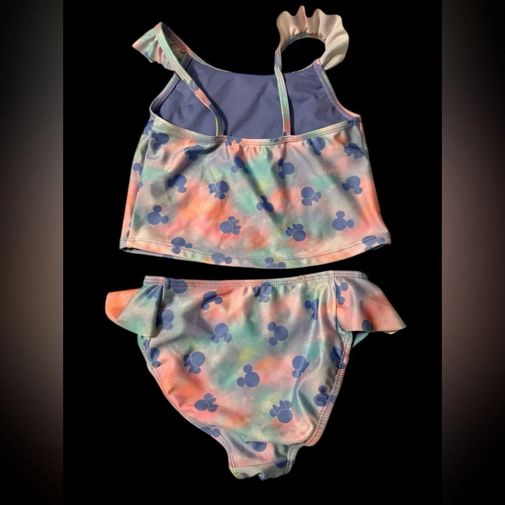 Colorful Ruffle Bikini Set - Picture 2 of 3